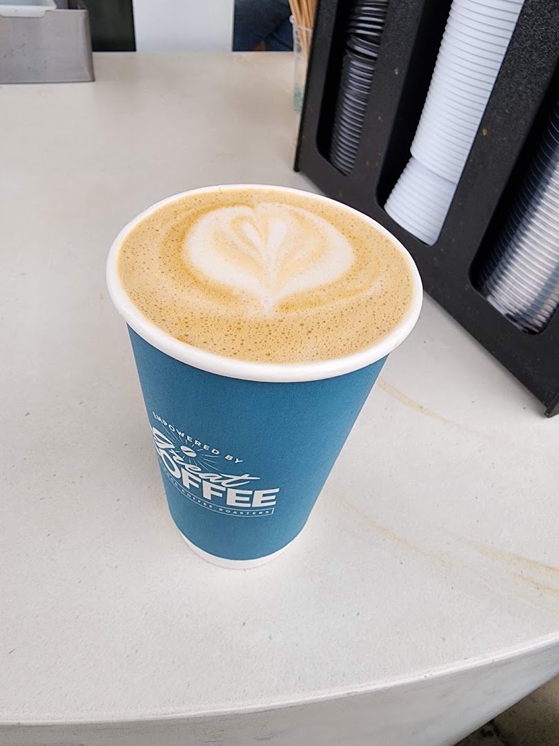 Coffee at Bird Rock Coffee Roasters, specialty coffee shop in San Diego