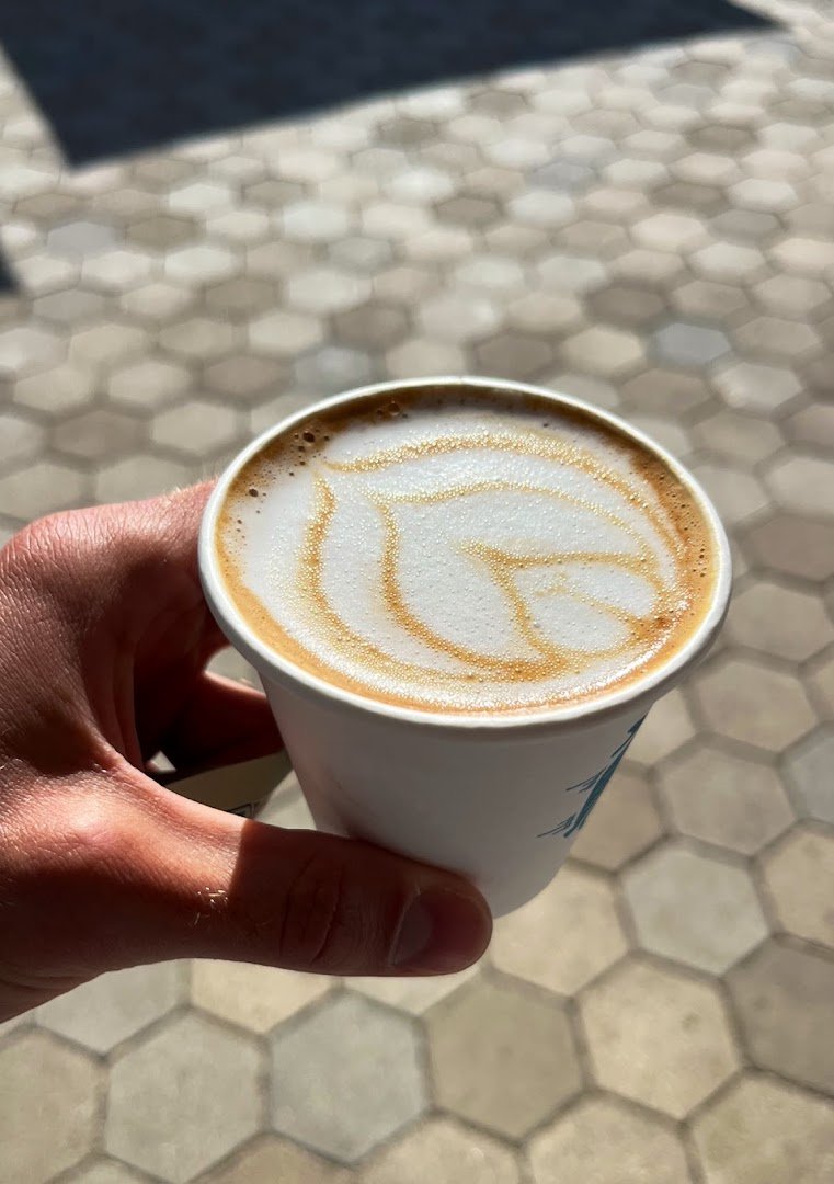 Coffee at Bird Rock Coffee Roasters, specialty coffee shop in San Diego