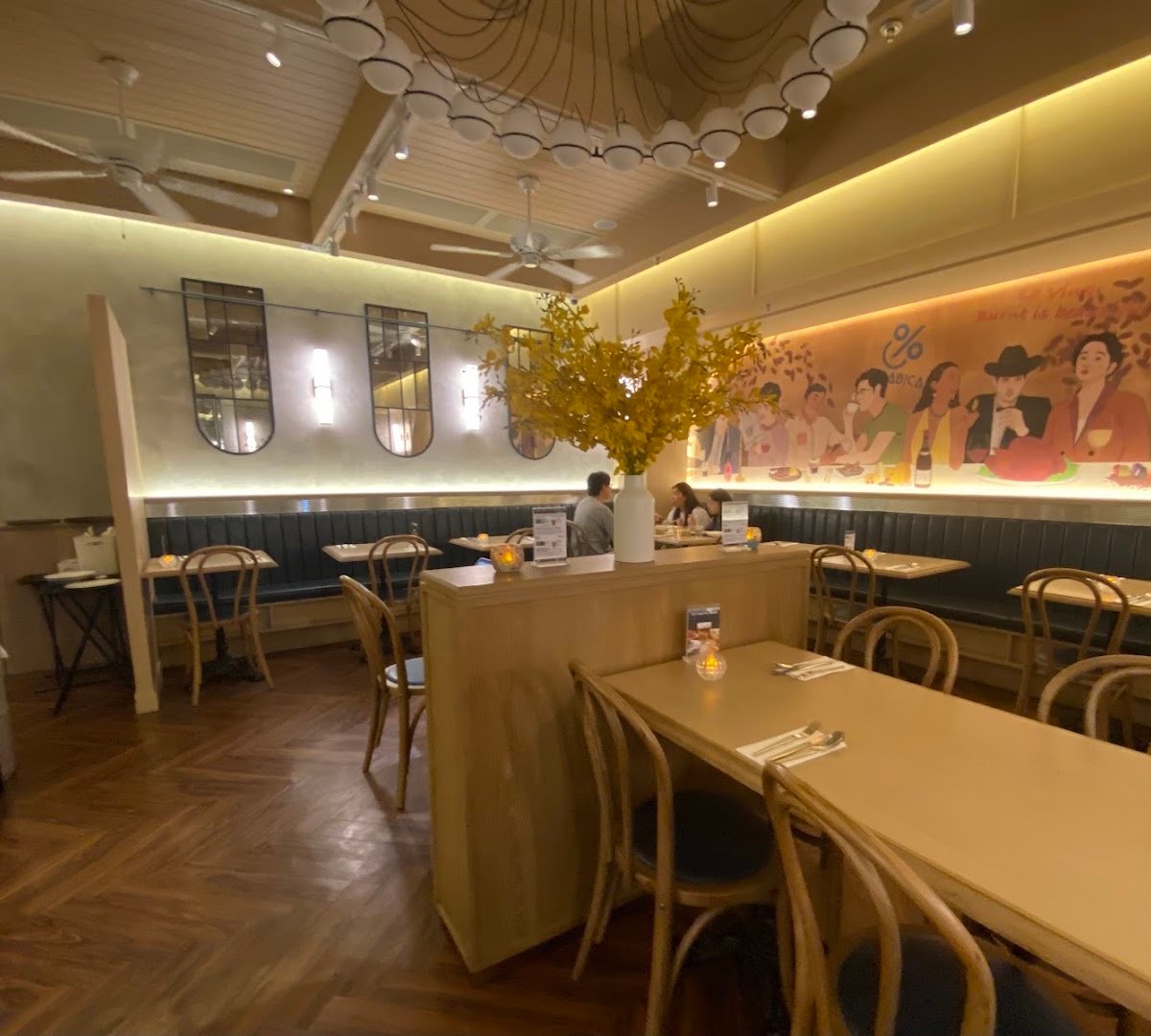 Interior of Cupping Room, specialty coffee shop in Hong Kong