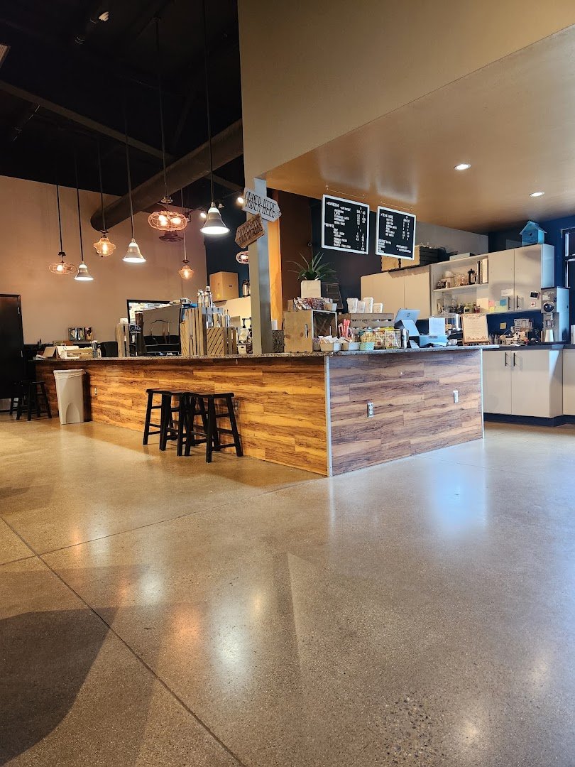 Interior of The Haverstick, specialty coffee shop in Indianapolis