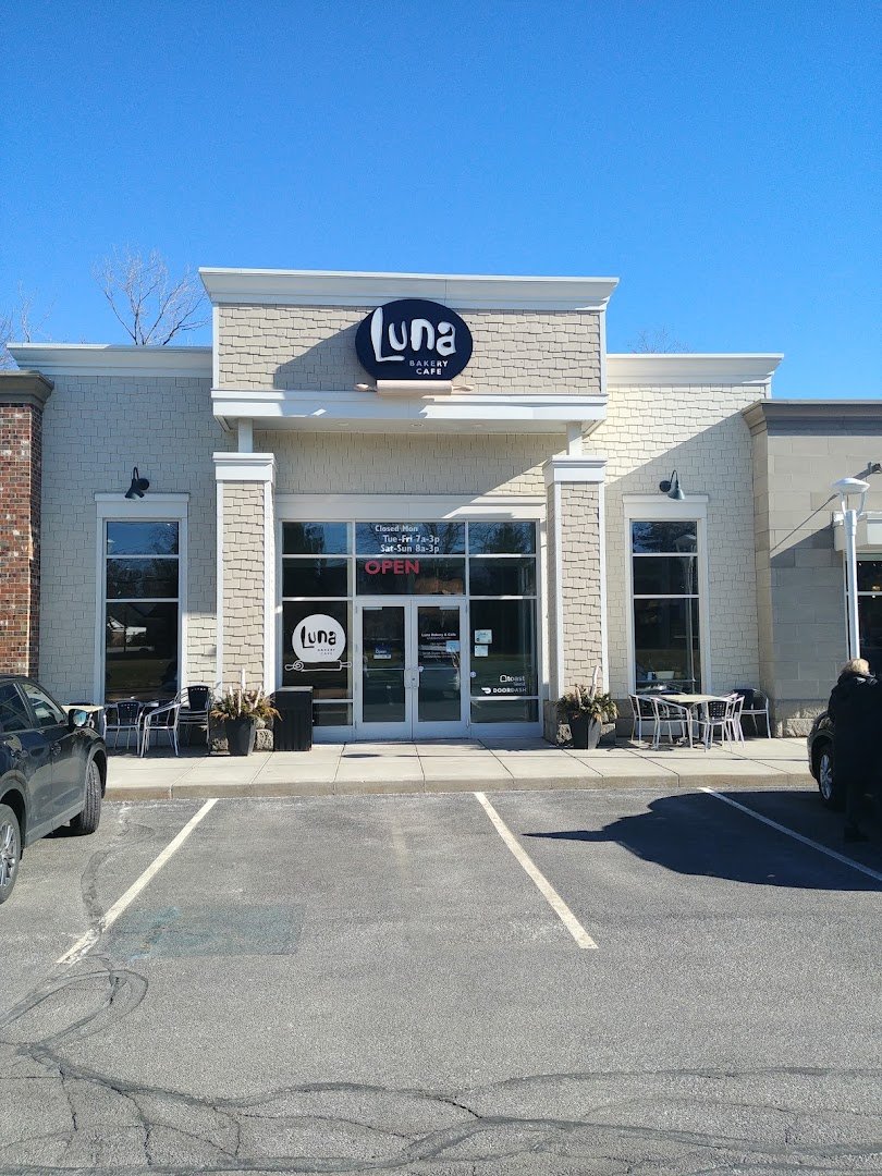 Storefront of Luna Bakery & Cafe, specialty coffee shop in Cleveland