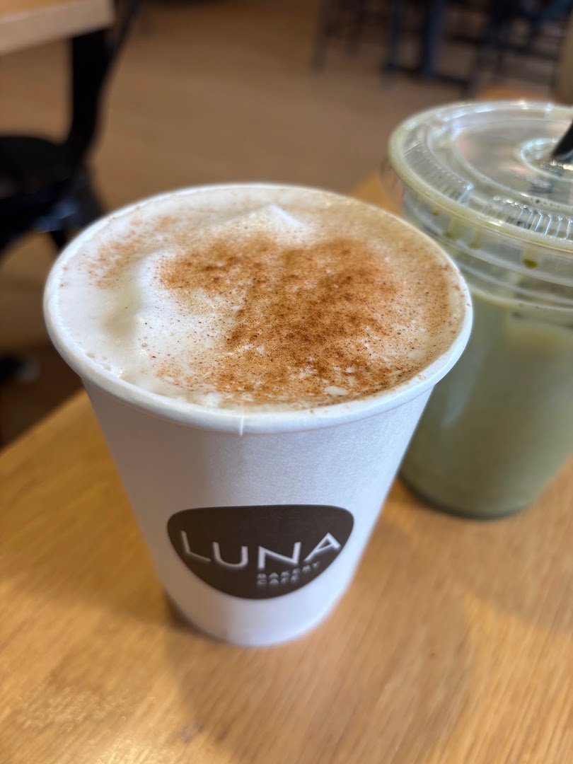 Coffee at Luna Bakery & Cafe, specialty coffee shop in Cleveland