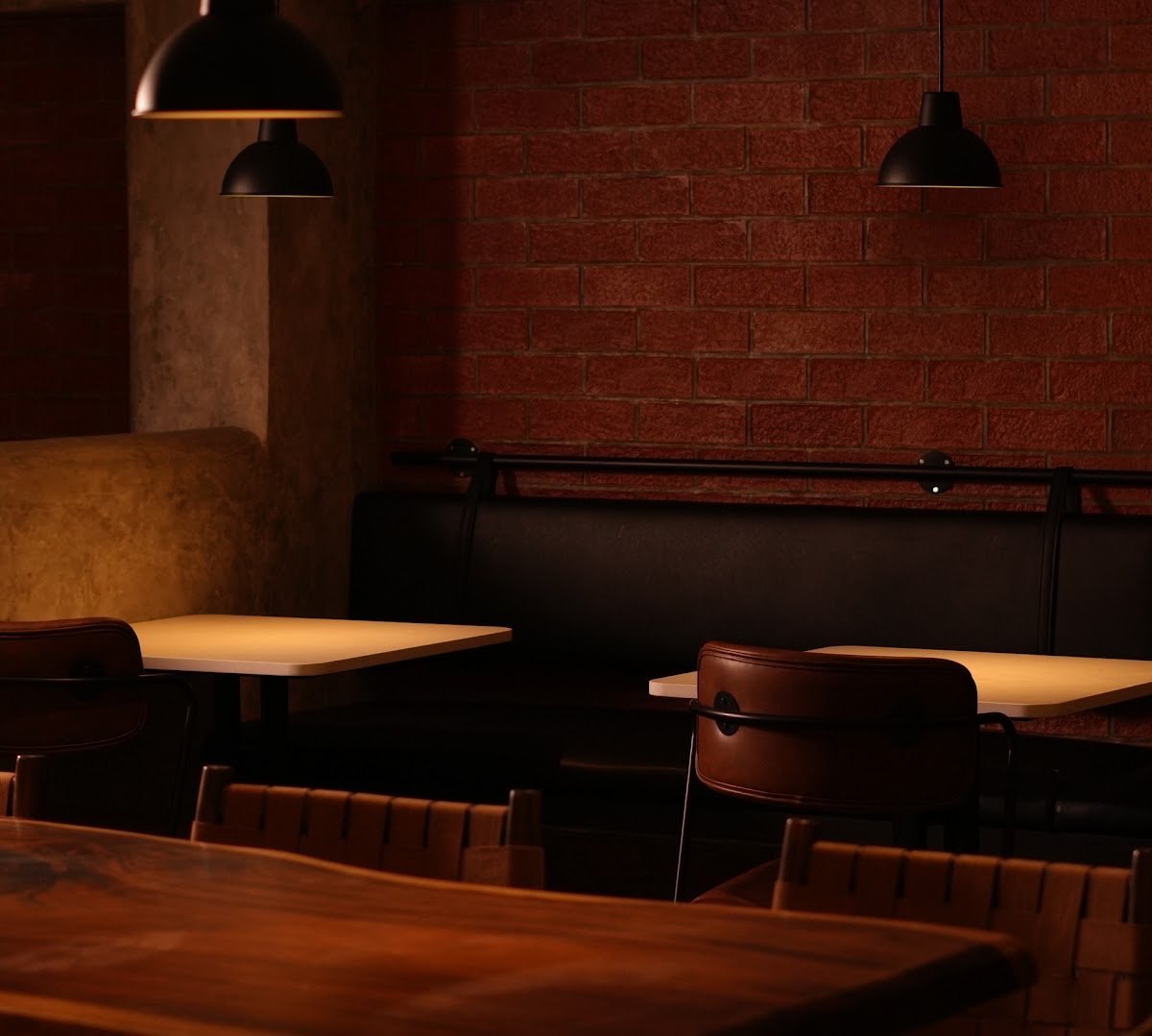 Interior of Boojee cafe, specialty coffee shop in Mumbai