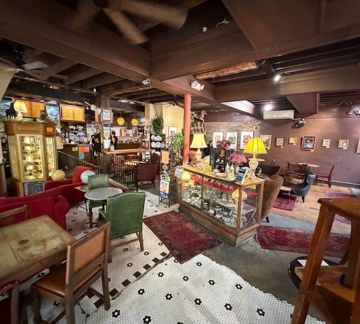 Interior of The Gallery Espresso, specialty coffee shop in Savannah