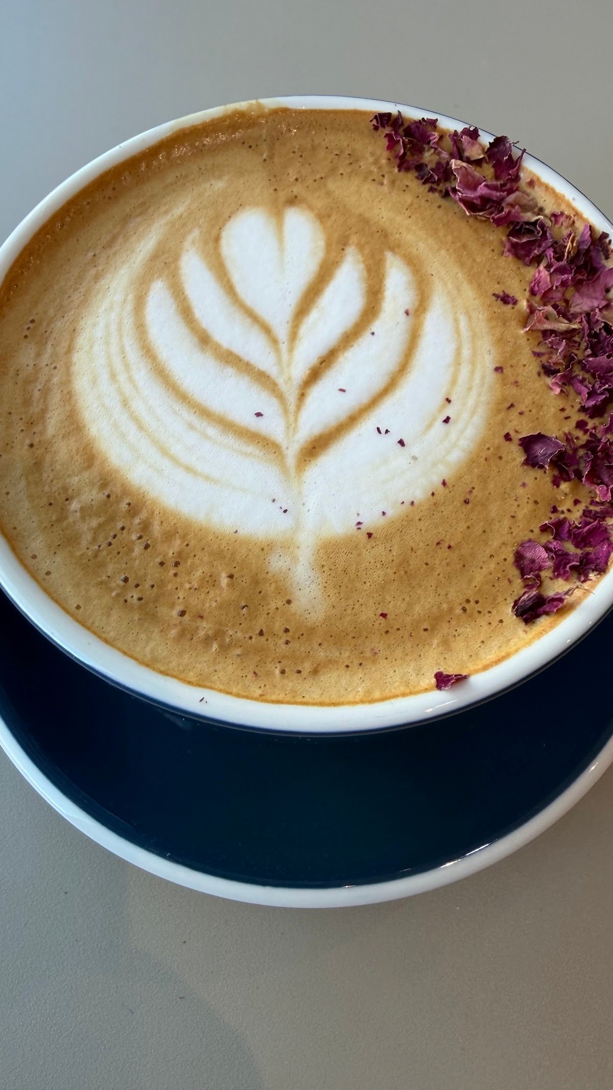Coffee at Rooh Coffee, specialty coffee shop in Toronto