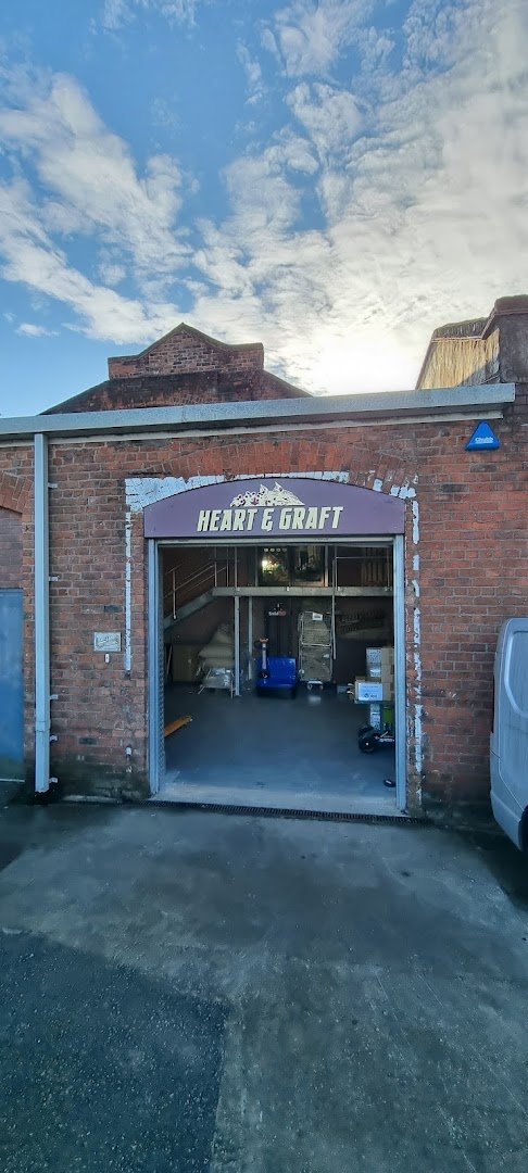 Storefront of Heart & Graft Coffee Roastery, specialty coffee shop in Manchester