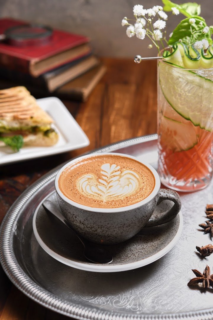 Coffee at CAJÉ Coffee Roasters, specialty coffee shop in Santa Barbara