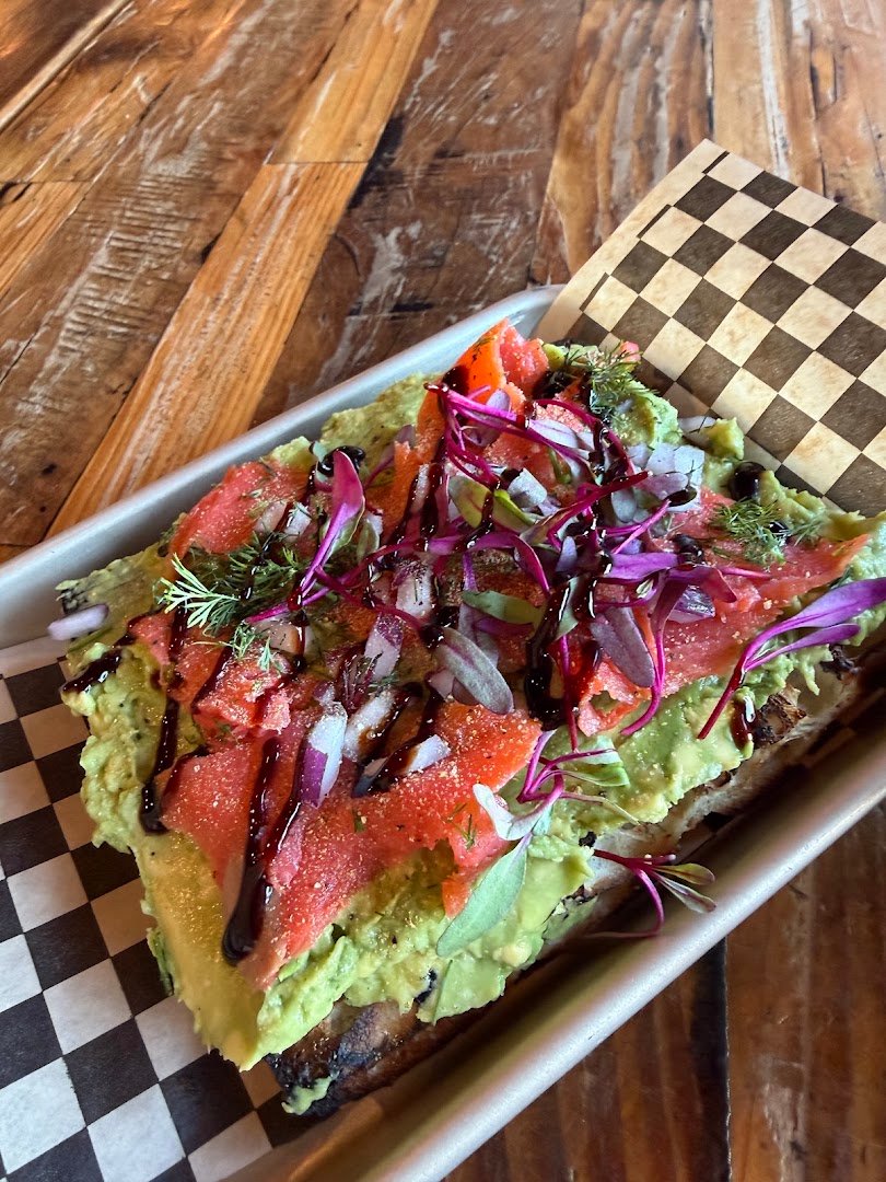 Food at CAJÉ Coffee Roasters, specialty coffee shop in Santa Barbara