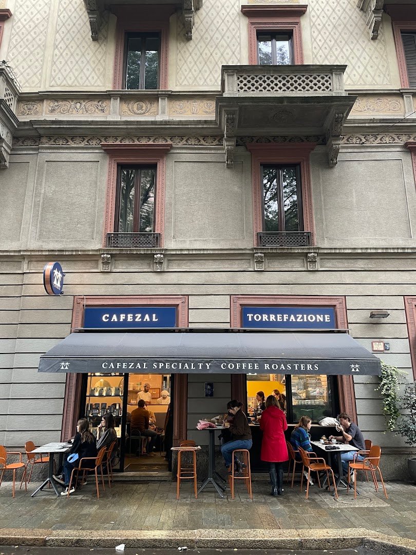 Storefront of Cafezal Brunch & Specialty Coffee - Porta Venezia, specialty coffee shop in Milan