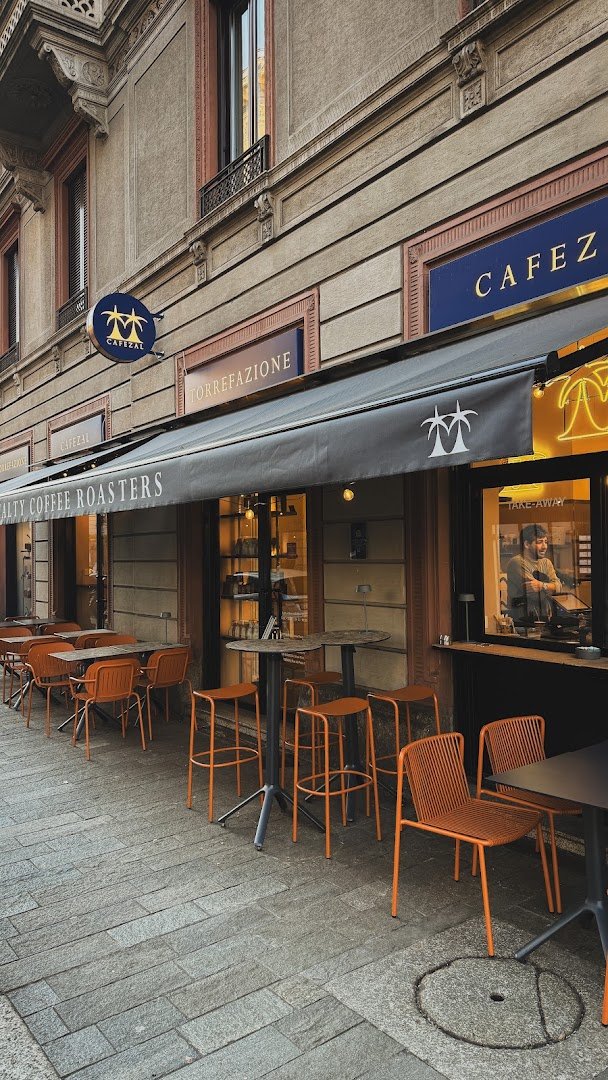 Storefront of Cafezal Brunch & Specialty Coffee - Porta Venezia, specialty coffee shop in Milan