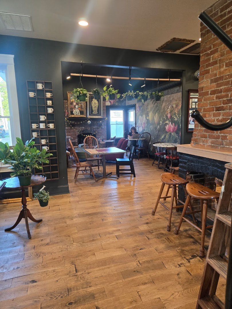 Interior of Fresh Pots Coffee Bar, specialty coffee shop in Indianapolis