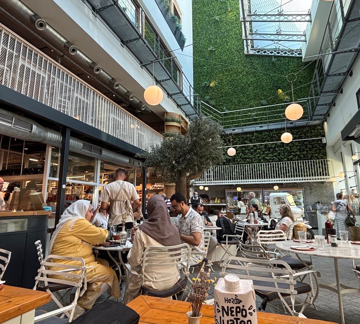 Interior of ERGON House Athens, specialty coffee shop in Athens