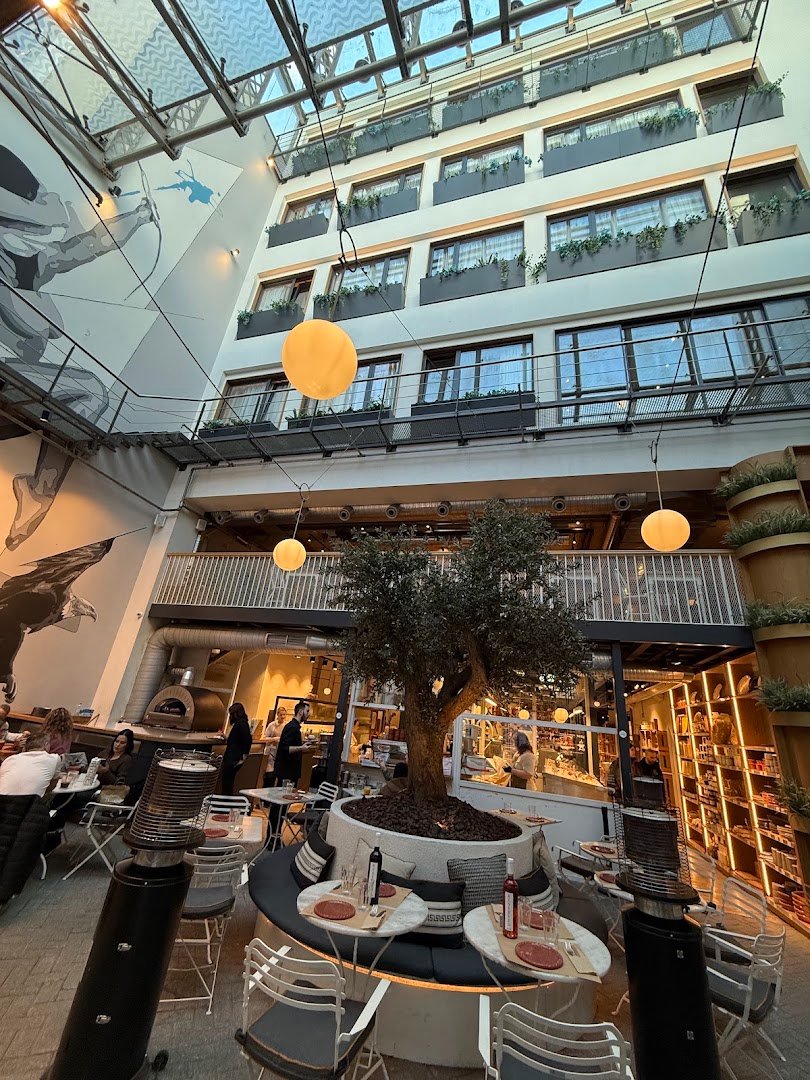 Interior of ERGON House Athens, specialty coffee shop in Athens
