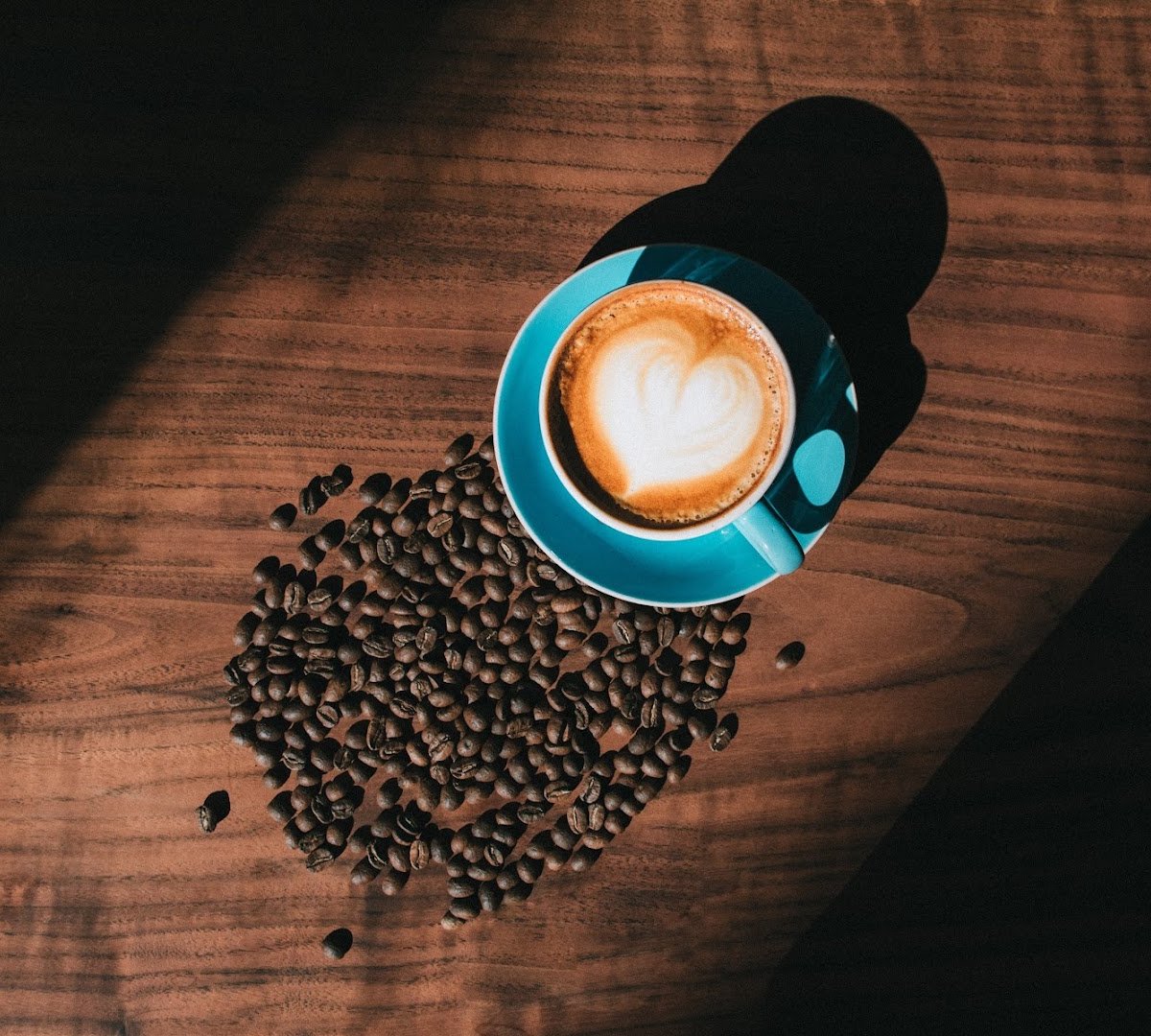 Coffee at Pachamama Coffee, specialty coffee shop in Sacramento