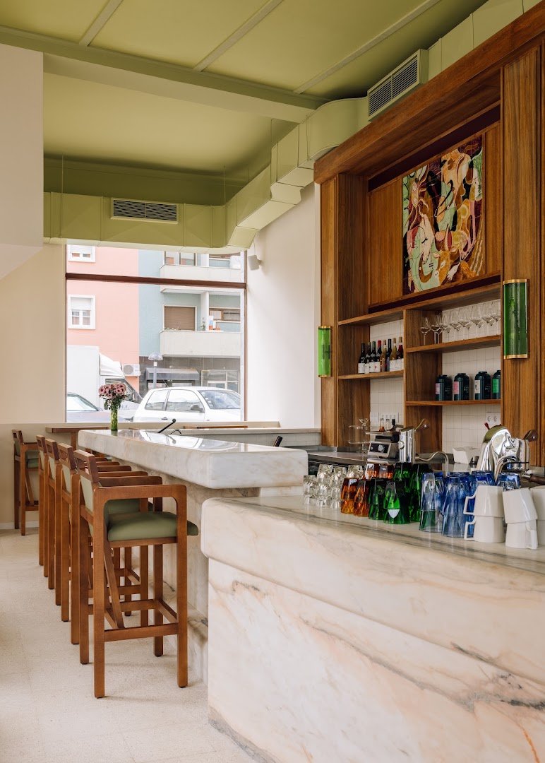 Interior of Good Company Café, specialty coffee shop in Lisbon
