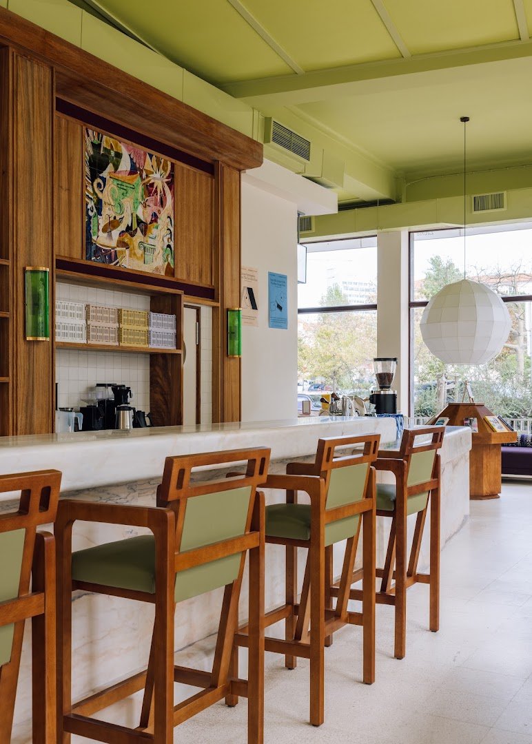Interior of Good Company Café, specialty coffee shop in Lisbon