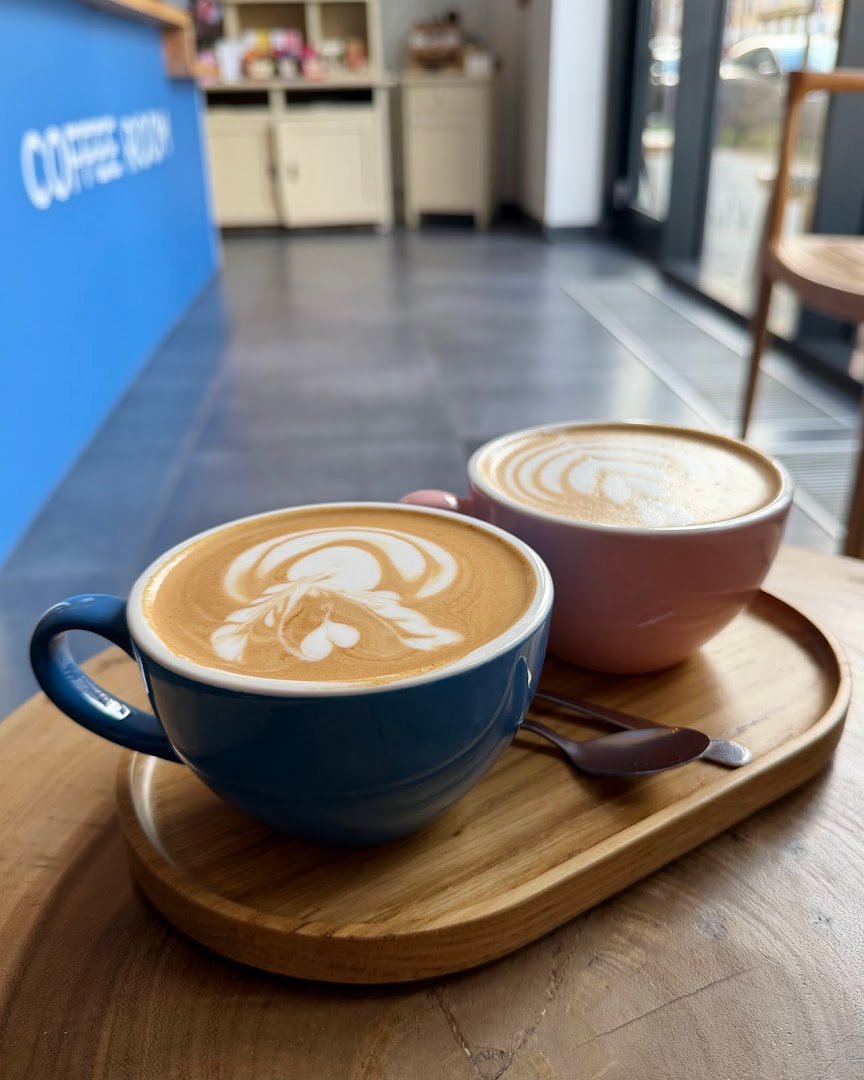 Coffee at Coffee Room Osadni, specialty coffee shop in Prague