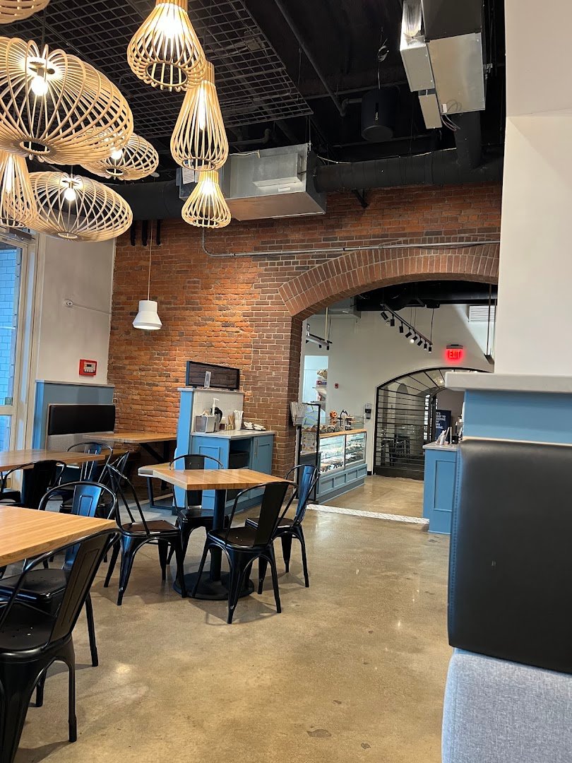 Interior of Luna Bakery & Cafe, specialty coffee shop in Cleveland