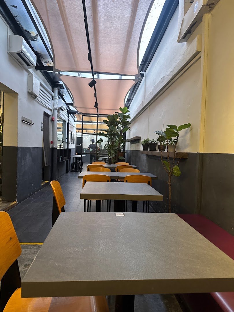 Interior of Dutch Colony Coffee Co., specialty coffee shop in Singapore