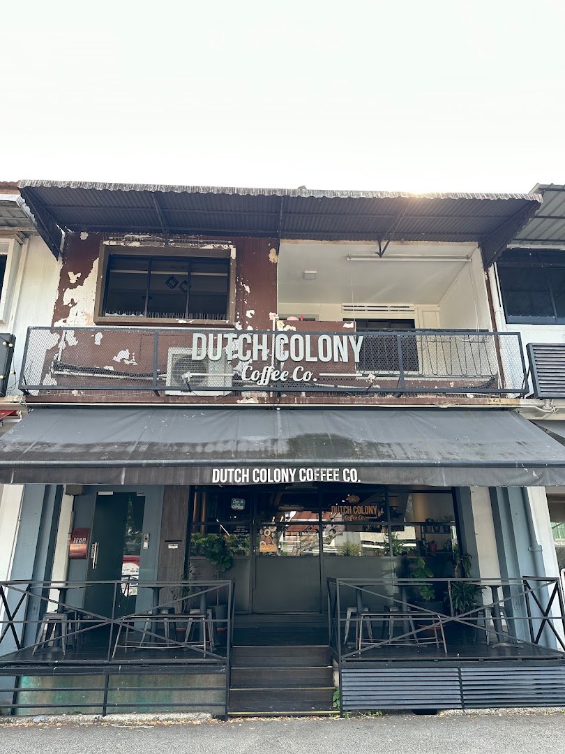 Storefront of Dutch Colony Coffee Co., specialty coffee shop in Singapore