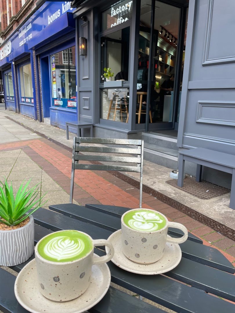 Coffee at Factory Coffee MCR, specialty coffee shop in Manchester