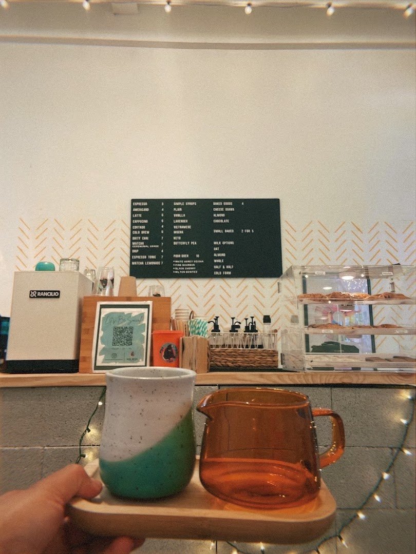Interior of Sun Bear, specialty coffee shop in Tampa-St. Petersburg