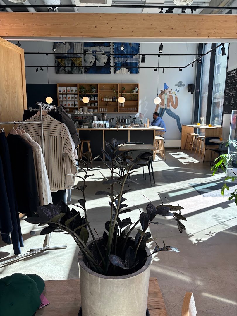 Interior of Dapper, specialty coffee shop in Oslo
