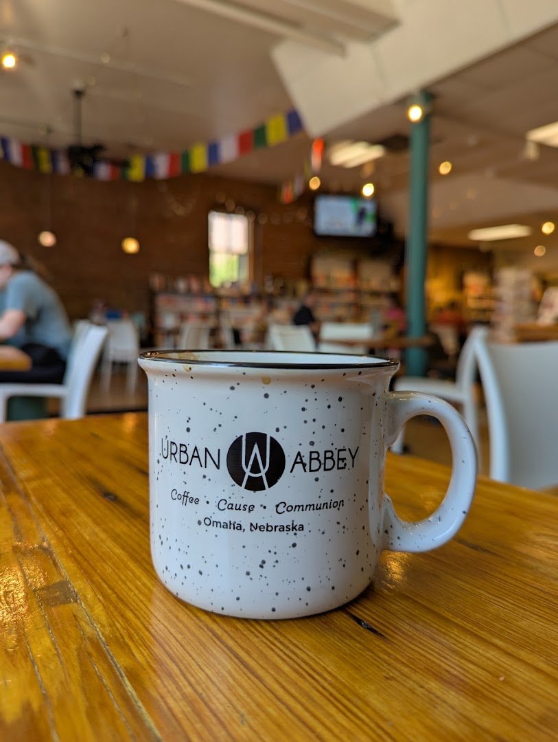 Coffee at Urban Abbey, specialty coffee shop in Omaha