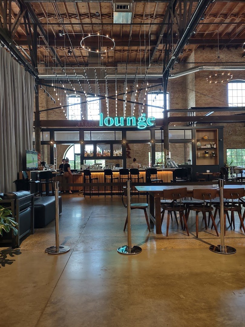 Interior of Ledger Coffee Roasters, specialty coffee shop in Madison