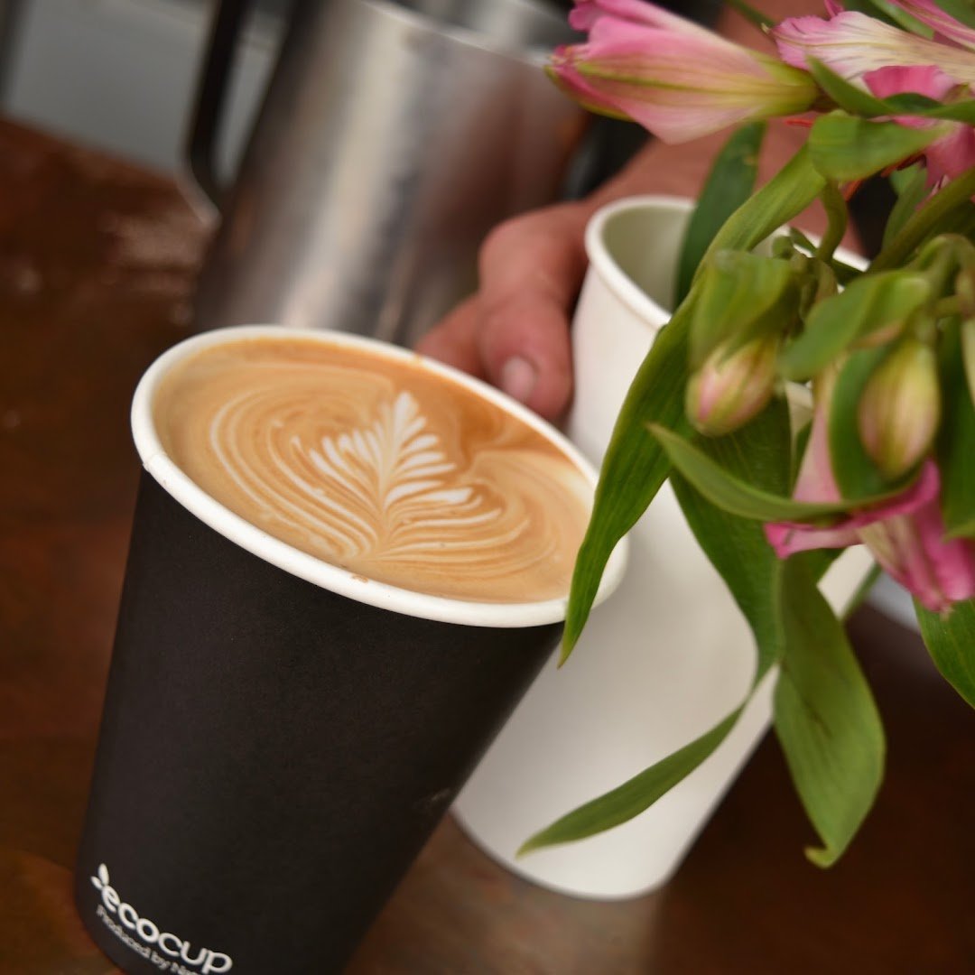 Coffee at Bethells Beach Cafe, specialty coffee shop in Auckland