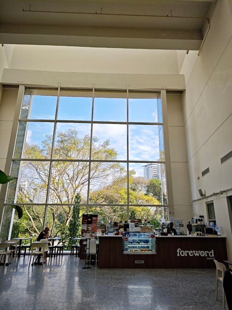 Interior of Foreword Coffee @ NUS YST, specialty coffee shop in Singapore