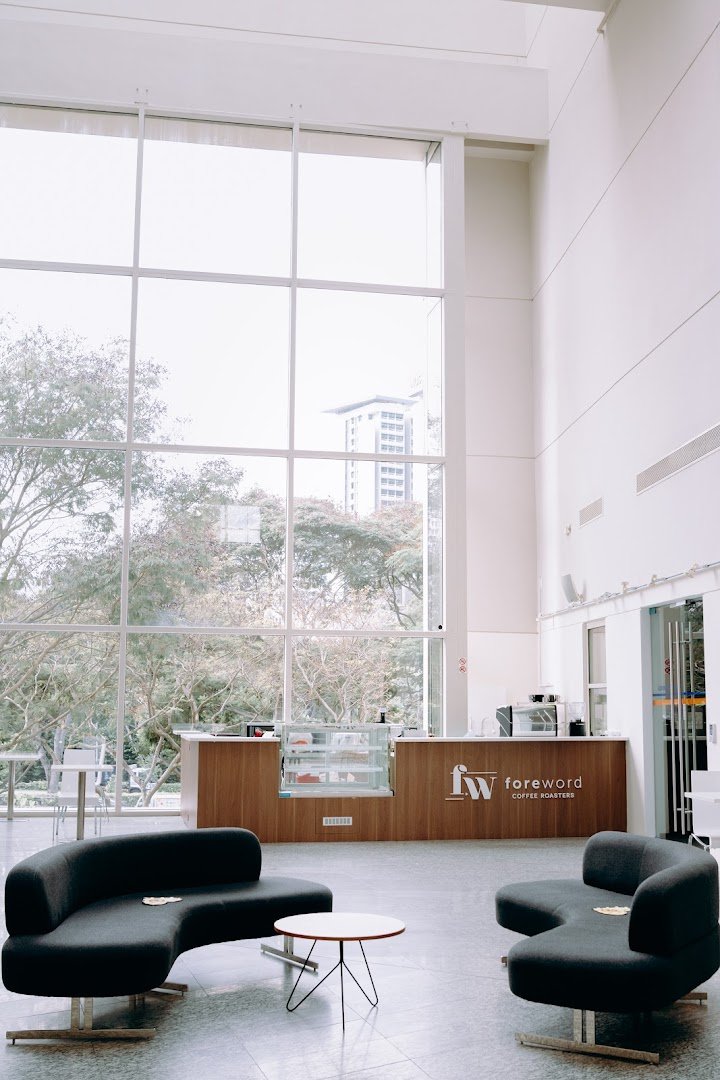 Interior of Foreword Coffee @ NUS YST, specialty coffee shop in Singapore
