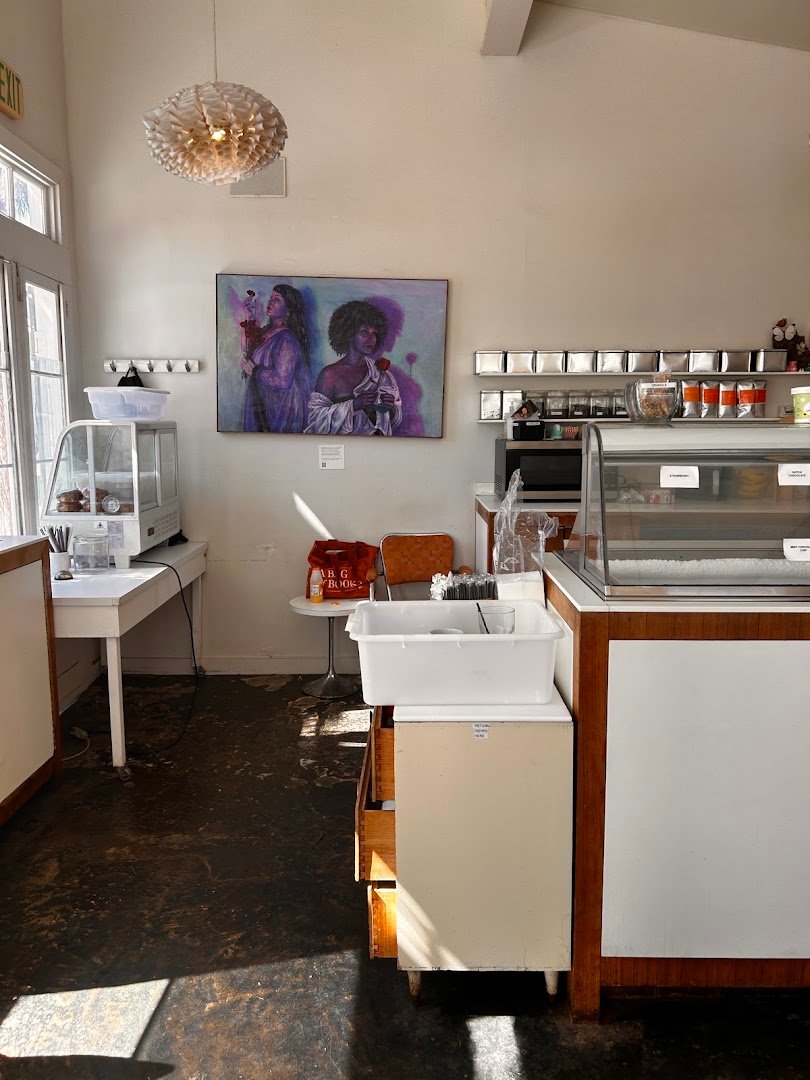 Interior of The Orange Couch, specialty coffee shop in New Orleans