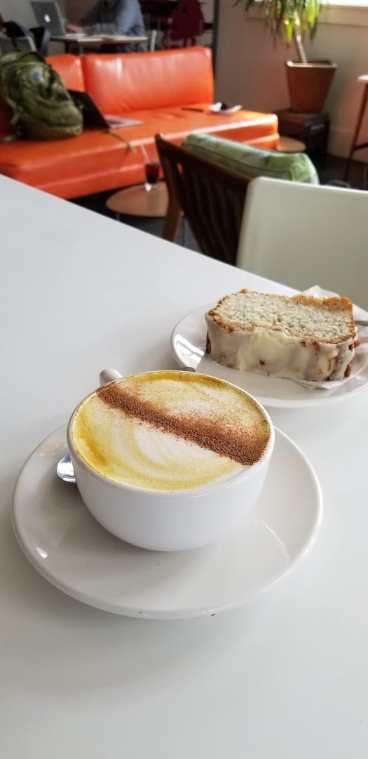 Coffee at The Orange Couch, specialty coffee shop in New Orleans