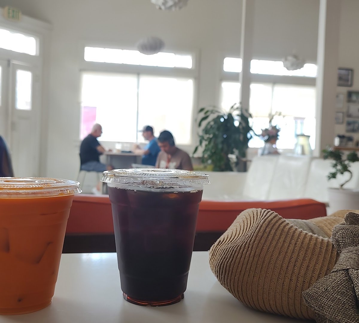 Coffee at The Orange Couch, specialty coffee shop in New Orleans