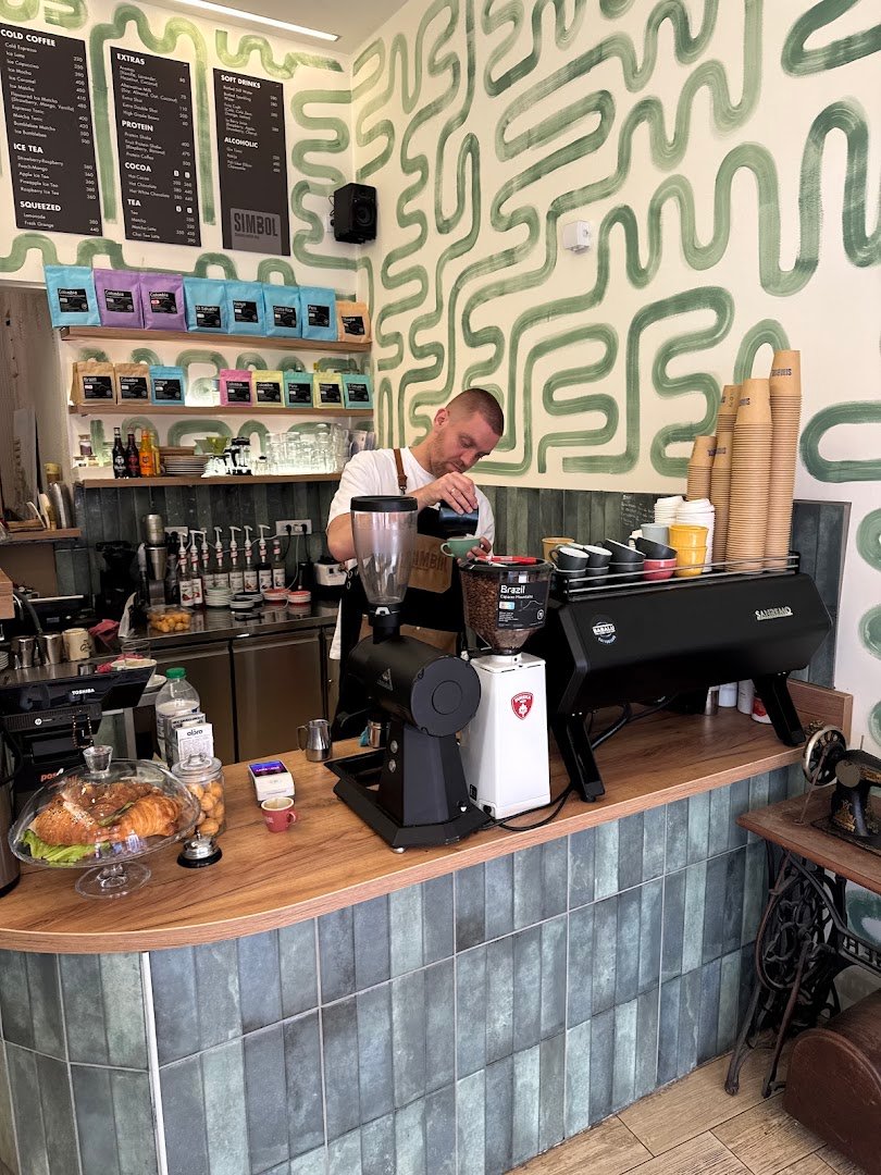 Interior of Simbol specialty coffee shop, specialty coffee shop in Belgrade