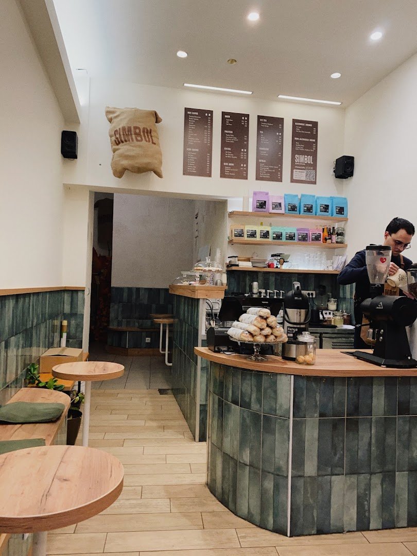 Interior of Simbol specialty coffee shop, specialty coffee shop in Belgrade