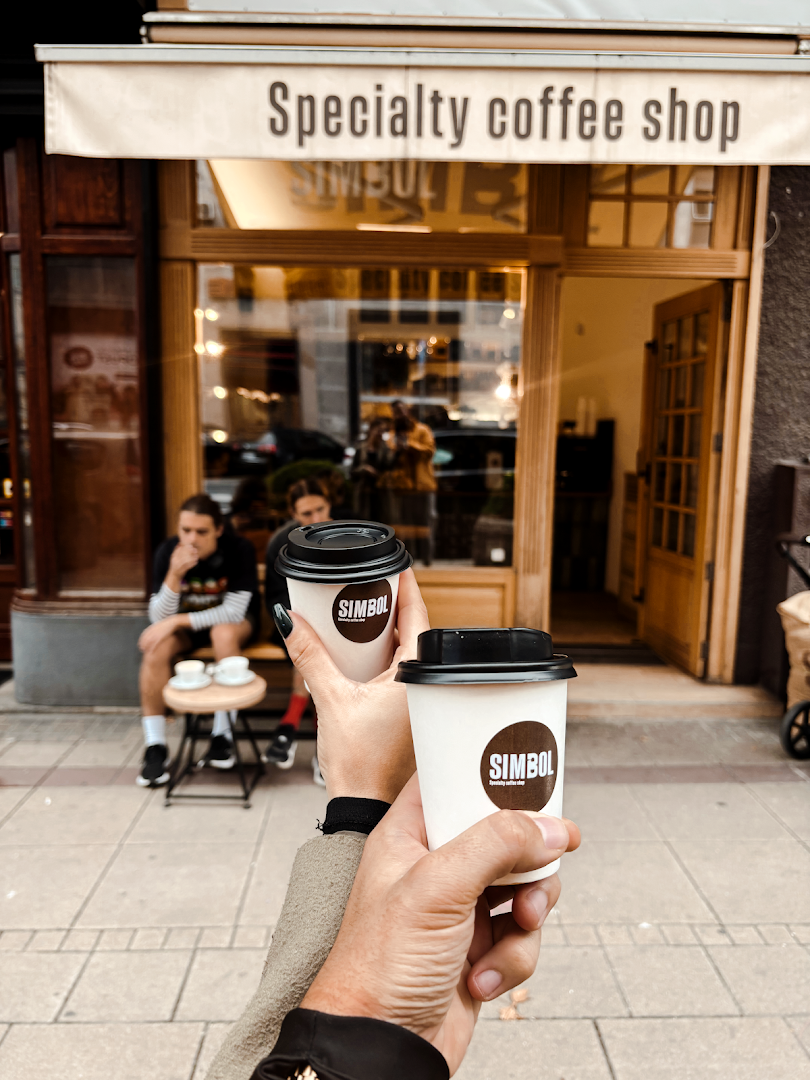 Storefront of Simbol specialty coffee shop, specialty coffee shop in Belgrade
