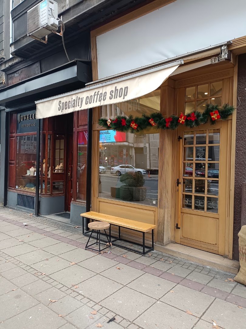 Storefront of Simbol specialty coffee shop, specialty coffee shop in Belgrade