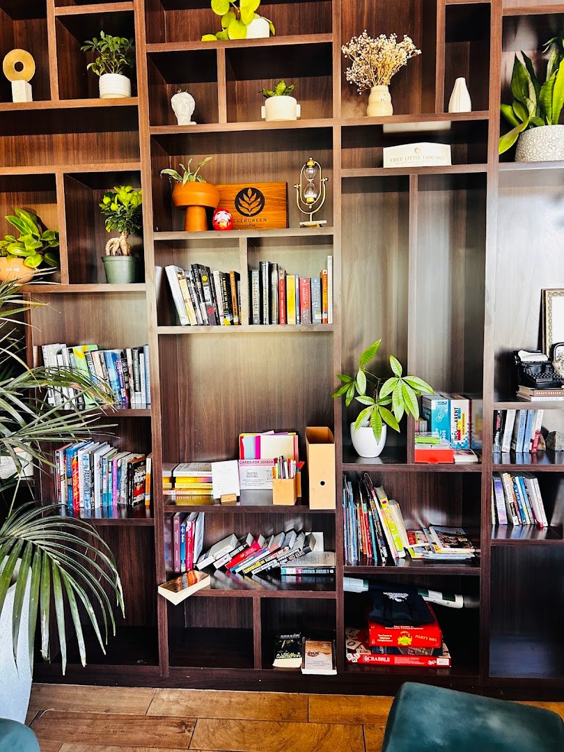 Interior of Evergreen Coffee, specialty coffee shop in Las Vegas