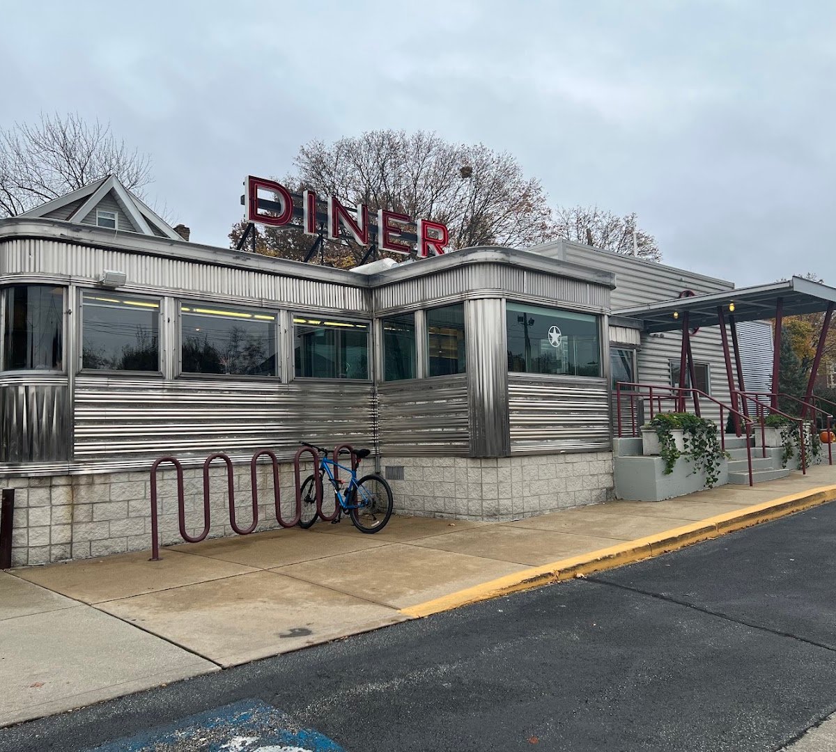 Storefront of Rising Star Coffee Roasters, specialty coffee shop in Cleveland