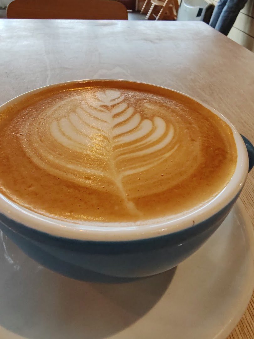 Coffee at Trade School Kitchen, specialty coffee shop in Wellington