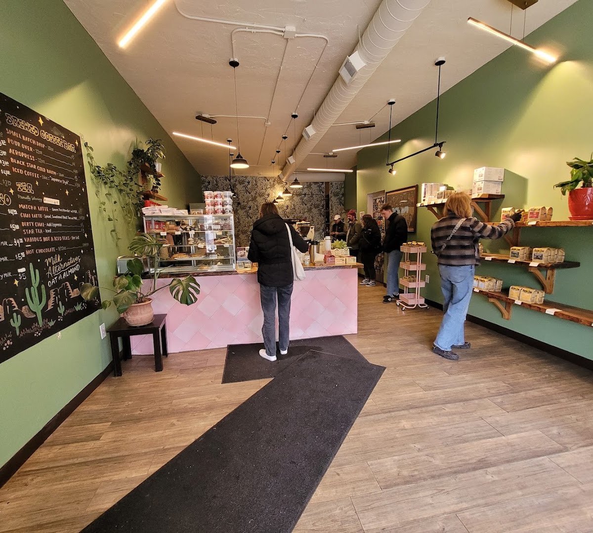 Interior of Rising Star Coffee Roasters, specialty coffee shop in Cleveland