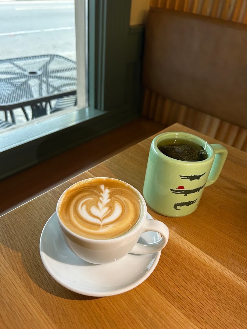 Coffee at Congregation Coffee Roasters, specialty coffee shop in New Orleans