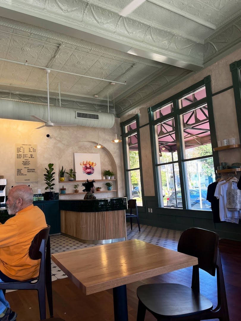 Interior of Congregation Coffee Roasters, specialty coffee shop in New Orleans