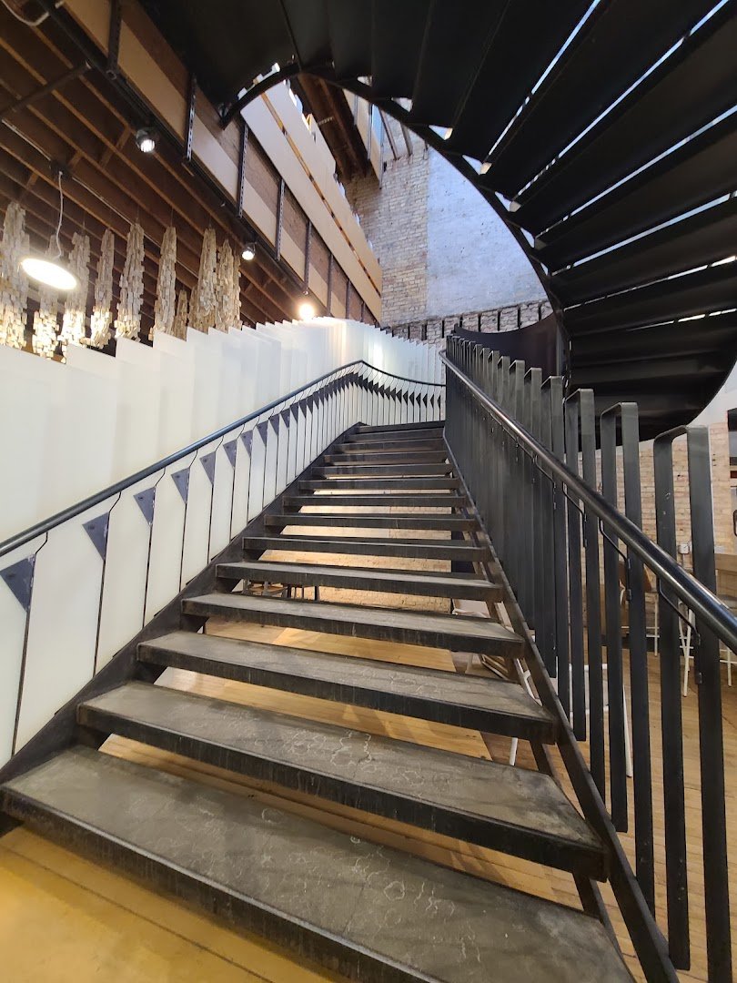 Interior of FRGMNT Coffee - Mill District, specialty coffee shop in Minneapolis