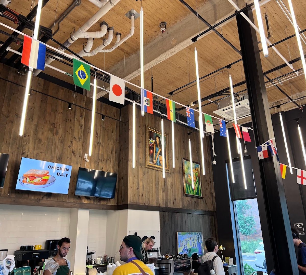 Interior of Hazel Origin Coffee LLC, specialty coffee shop in Providence