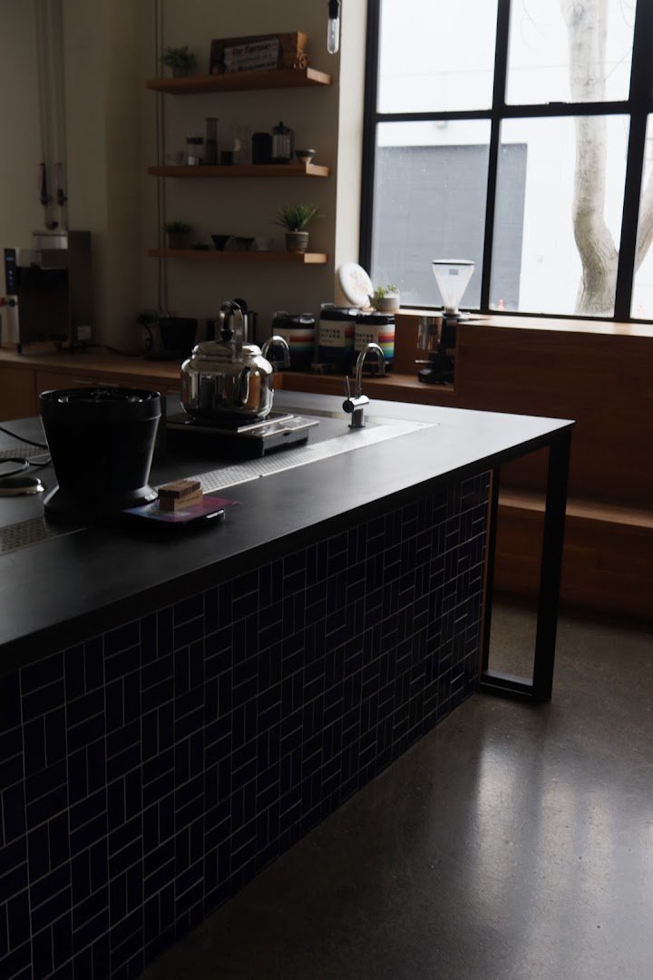 Interior of Counter Culture Coffee Training Center, specialty coffee shop in Oakland