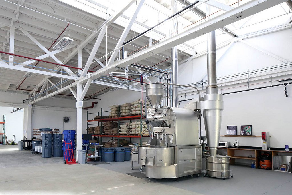 Interior of Counter Culture Coffee Training Center, specialty coffee shop in Oakland