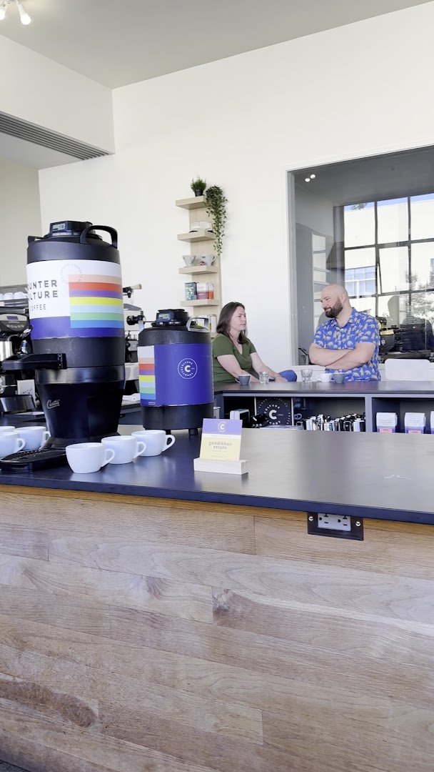Interior of Counter Culture Coffee Training Center, specialty coffee shop in Oakland